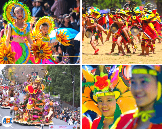 碧瑤花節 Panagbenga Festival ，主要內容有閱兵儀式、街舞競賽、軍樂表演以及花車遊行等